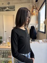 ロカ 表参道(loka)&nbsp;レイヤーカット/グレージュ[表参道/ブリーチ/ハイライト]Mai