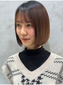 前下がりボブ