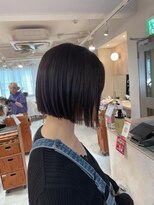 キャンバス バイ ネオリーブ 横浜西口(Canvas by neo.)&nbsp;切りっぱなしボブ 前下がりボブ ミニボブ sn