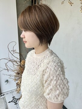 ディレクト(Direct) 《Direct》丸みくびれショート×オリーブベージュ