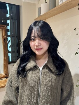 ゼスト 中野店(ZEST) 【zest中野/セイラ】透明感ブルーブラック