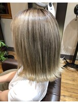 ラクープブン 恵那店(LaCoupeBUN) LaCoupeBUN/バレイヤージュ/くびれボブ/イルミナカラー/髪質改善