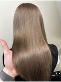 ワンブリーチでブラウンベージュ