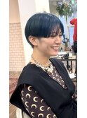 サロンワーク×ネイビーベリーショート！