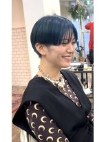 ラグ(log) サロンワーク×ネイビーベリーショート!