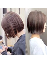 ショートボブの縮毛矯正はピンと真っ直ぐになりすぎるか不安？