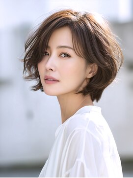 アルトリスト(Altruist Aging×HAIR&SPA) ★ダークアッシュ大人ガーリーボブ着物似合わせカット/髪質改善