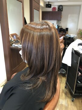 ヘアーデザイン グレイス(hair design GRACE) メテオストレートカラー