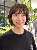 大人ショートボブ前下がりショートボブ前下がりボブひし形ボブ