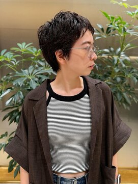 ピークアブー アヴェダ 池袋東武(PEEK-A-BOO AVEDA) ベリーショート×ゆるパーマ