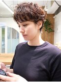 【30代40代大人女性】外国人風柔らか質感ショートパーマ