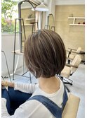【登戸/向ヶ丘遊園】ショートボブ/白髪ぼかし