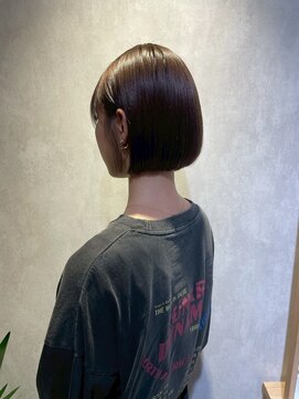 髪質改善/顔周りレイヤーカット/グレージュ[千葉/千葉駅]