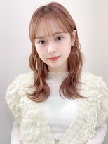 レア 表参道(L'ea)&nbsp;黒髪クラゲヘアーオリーブグレー小顔ココアベージュ