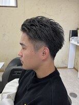 ミニマス(minimus) アップバングショート × ツーブロック