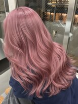 エクーエルム 心斎橋(ECOO yelm)&nbsp;ブリーチ/ダブルカラー/ピンクベージュ/ハイトーン
