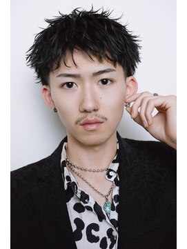 ミヤビ(MIYAVI) 束感下ろしスパイキーショート
