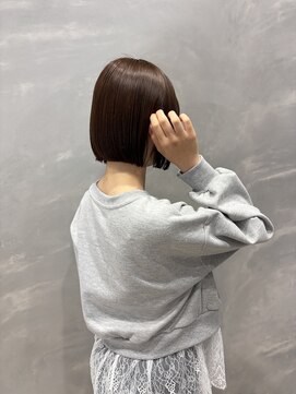 ナンバー 大分中央町店(N°) 大人かわいいナチュラルボブ