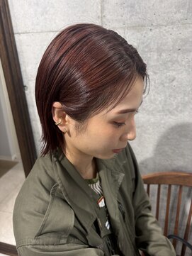 イロ バイ マグ(IRO by Mag) ブリーチなしWカラー チェリーレッド