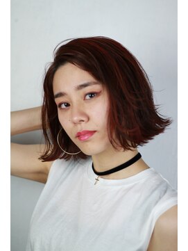 シーク(seek) 【seek 菜月】チェリーレッドボブ【長野 松本】