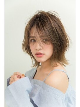 ミンクス 青山店(MINX) 抜け感外ハネレイヤーミディアム