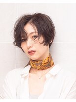 クロリ 淡路店(Chlori)&nbsp;クセ毛を活かしたハンサムショートボブ20.30.40代人気丸みくびれ