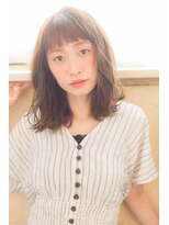 アドラーブル 長岡新保店(adorable)&nbsp;ベージュ×ニュアンスカール×外ハネロブディ