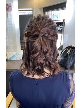 アリオン ルーズハーフアップ