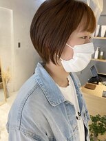 コフィー バイ メルト 吉祥寺(cofy by melt)&nbsp;【三ツ井】20代30代小顔ショートボブ オレンジ ピンクブラウン