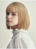 ボブ/カーキグレージュ/マッシュショート/大人かわいい[新宿駅]