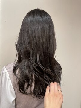 エイト 恵比寿店(EIGHT ebisu) 韓国風暗髪ゆるふわ波巻きロング