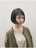 柔らかミニボブ/ショートバング【AND CHILL渋谷】