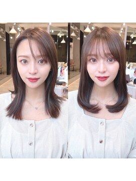 ミラリー トウキョウ(Mirareee Tokyo) 20代30代40代◎エギョモリ2wayバング小顔矯正立体カット