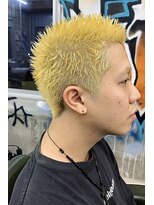 チルチェア 渋谷店(CHILL CHAIR)&nbsp;金髪坊主（バズカット×ブリーチ）