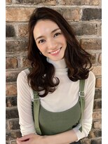クーエフー(coo et fuu)&nbsp;20代30代40代 ラフなウェーブのセミロング3　藤沢