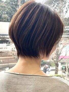プルーヴ 秋葉原(prove) 30代40代大人女性/前髪ありショートボブ/ショートヘア/髪質改善