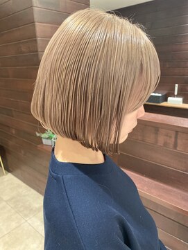 ジャム(Jam) 人気のミニボブ×ミルクティーカラー★中村大輔