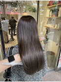 まつだてみすず☆ブリーチなしブラウングレージュ