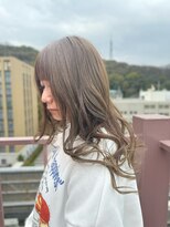 ビアージュ(Viage)&nbsp;#カーキ #ベージュ #オリーブ #透明感 #ワンカラー #ロング