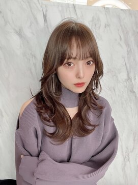 クム(kumu) 【kumu】アッシュブラウン×韓国風ウルフレイヤー.