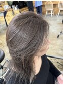白髪ぼかしブリーチ無しダブルカラーカットトリートメント