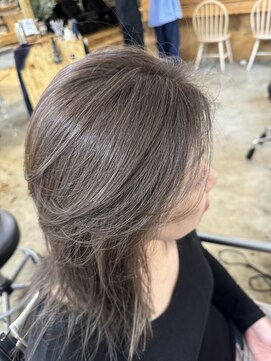 ウィークエンド(WEEKEND) 白髪ぼかしブリーチ無しダブルカラーカットトリートメント