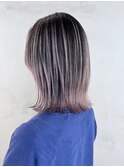 くびレイヤーエモージュ美髪グレージュカラー_ba493411