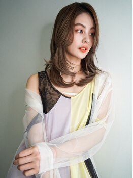 ヘアメイク ブーケ(HAIR MAKE Bouquet)の写真/【橋本駅スグ★】発色がキレイなTHROWカラー有り♪2度3度とくり返し染める程に周りと差が付くイイ色に！