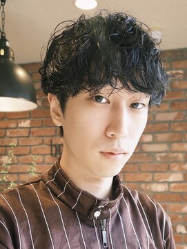 ボコカ(bococa) 【macana指名】マッシュ シャドウパーマ スパイラル メンズ 登戸