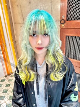 イリス 名古屋 名駅(Iris) ダブルカラー/デザインカラー/ブリーチ/学割U24/レイヤーカット