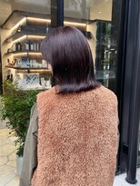 ジアン バイ ミルボン 西宮ガーデンズプラス(GIEN by milbon) 切りっぱなしミディ/くびれミディ/ダークブラウン