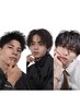 【2名限定】メンズカット+イルミナカラー+選べるパーマ#メンズ#学割