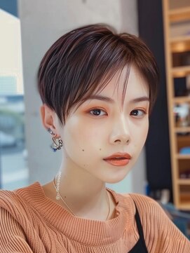 レヴ 草加店(LEV.) イメチェン　外はね　ボブ　美髪　ワイドバング　ブルーブラック