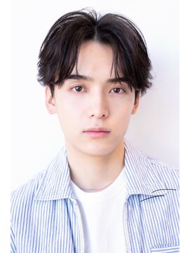 ドリップ バイ ハバナ 原宿(driP. by HAVANA) フェザーパーマセンターパートハイライトカラーニュアンスパーマ